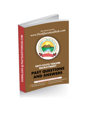 Ekiti State TESCOM Past Questions