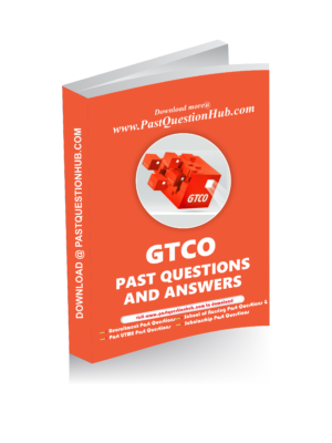 GTCO Recruitment Past Questions