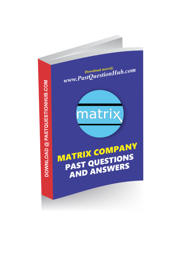 Matrix Company Aptitude Test Past Questions