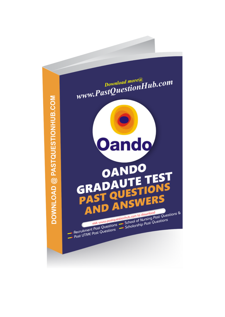 Oando Recruitment Test Past Questions And Answers PDF