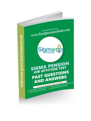 Sigma Pension Past Questions