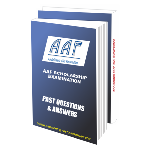 AAF Scholarship Past Questions and Answers PDF Download 2025
