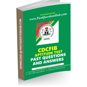 CDCFIB Aptitude Test Past Questions and Answers 2025 PDF Download