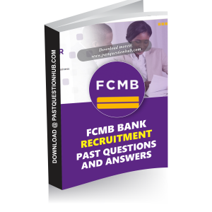 FCMB Recruitment Past Questions and Answers 2025 PDF Download